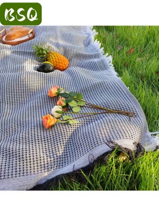 Extra Large Picnic Blanket | Outdoor Use | Suitable for 3-5 Adults | Camping | Lawn | Parks, etc. | Cute and Creative Gift for Couples | Wedding Registration Gift | Suitable for Camping | Parks | Beaches - view 2